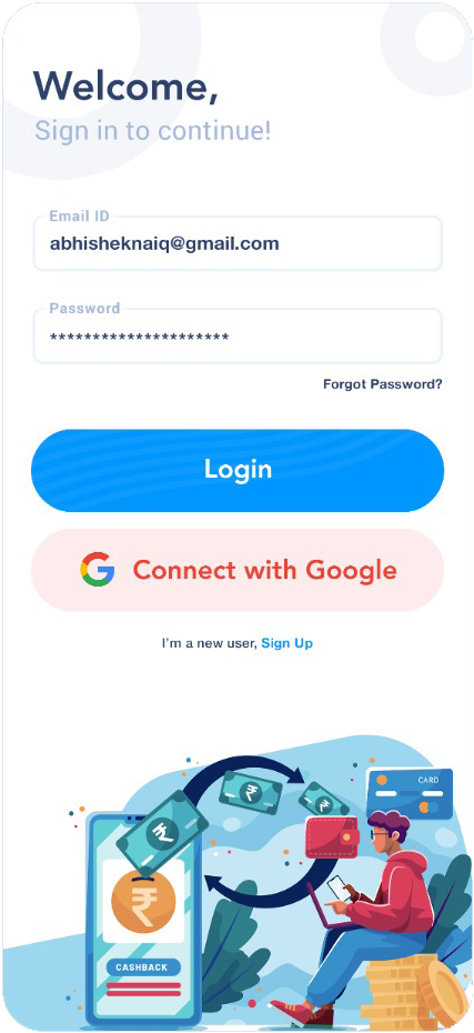 app screen